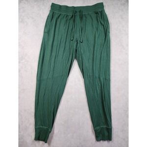 Tommy John Jogger Men's Medium Green Modal Blend Stretch Drawstring Pants